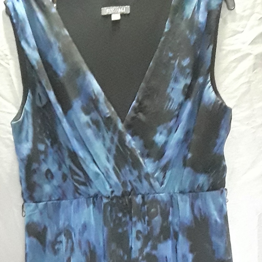 Roz & Ali Dress blue sz 14